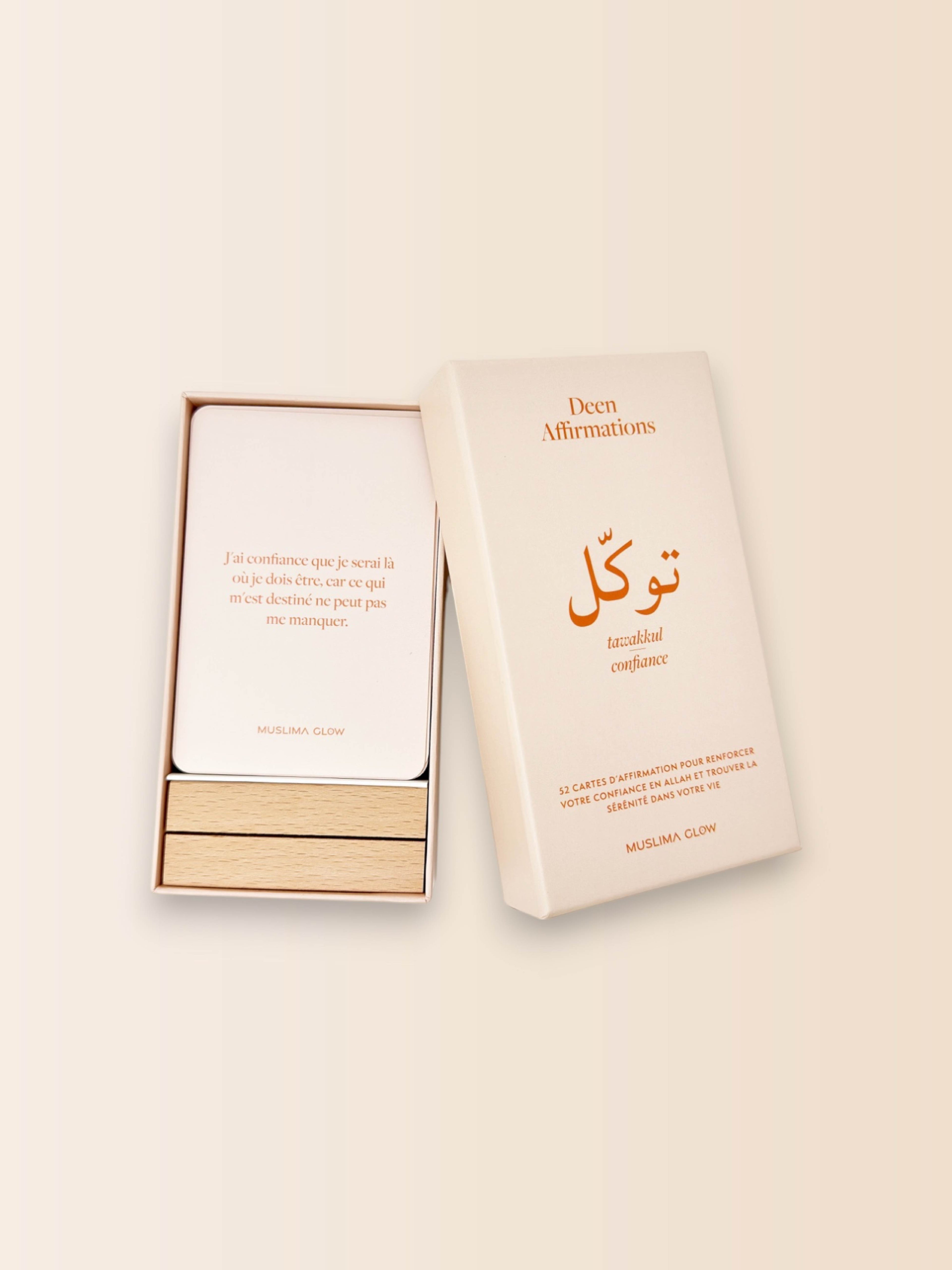 Deen Affirmations Thème Tawakkul/Confiance - 52 cartes d&