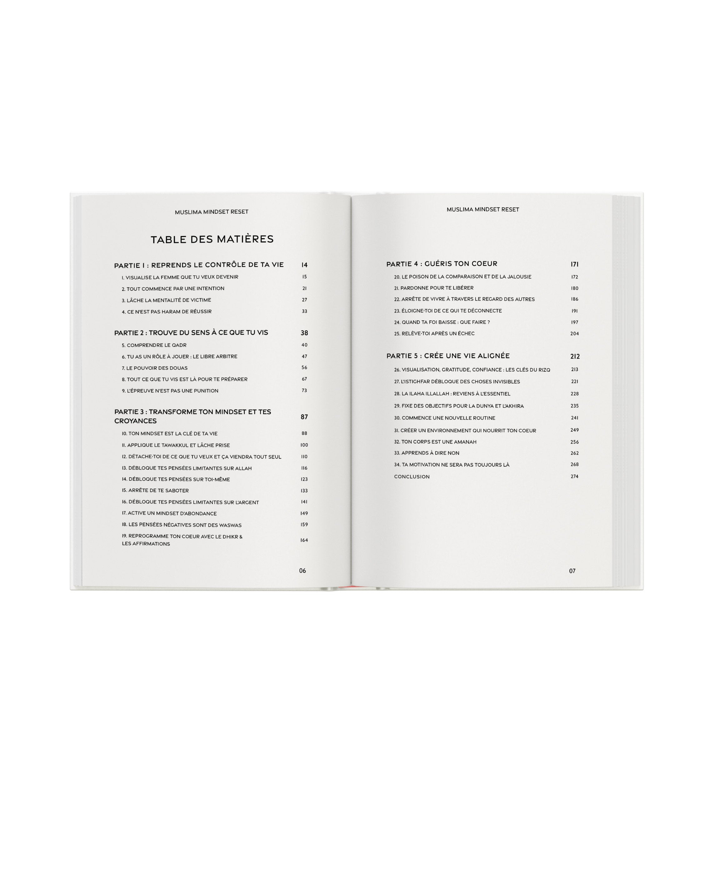Muslima Mindset Reset – Le guide de transformation