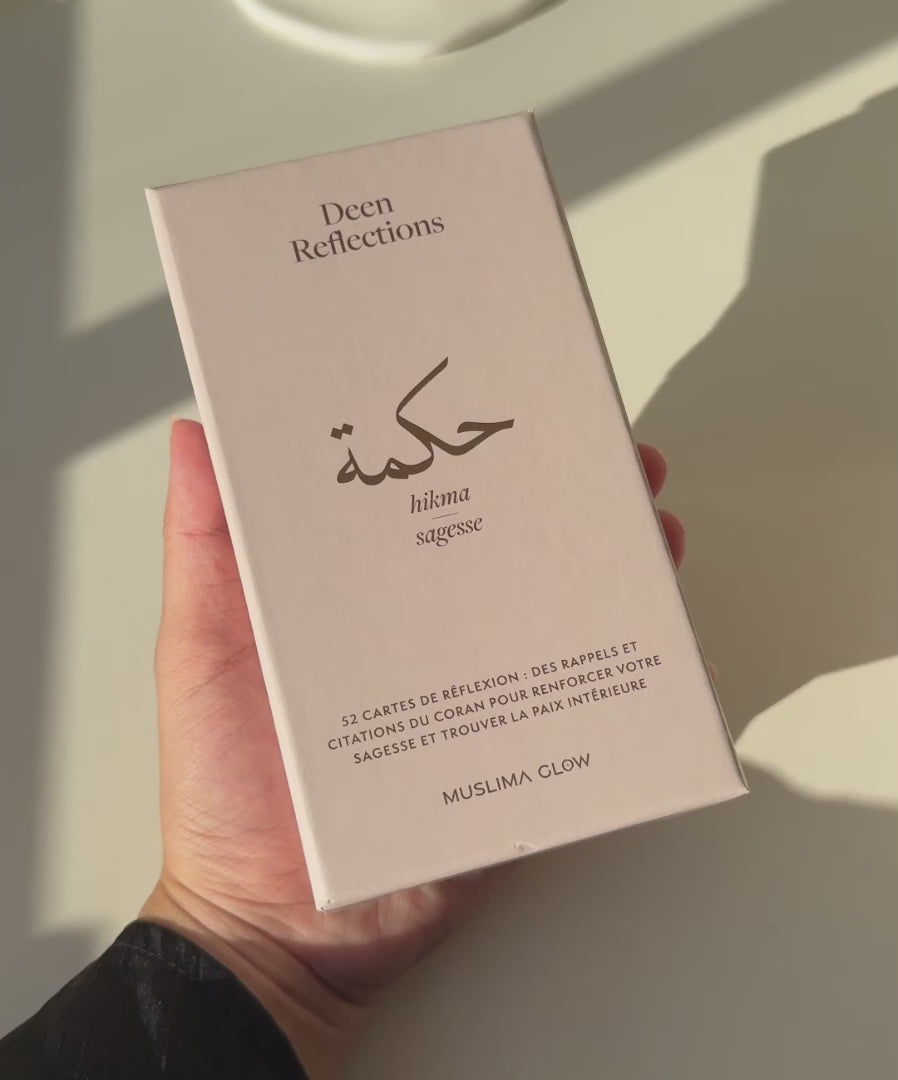 Deen Reflections - 52 cartes de rappels et versets du Coran
