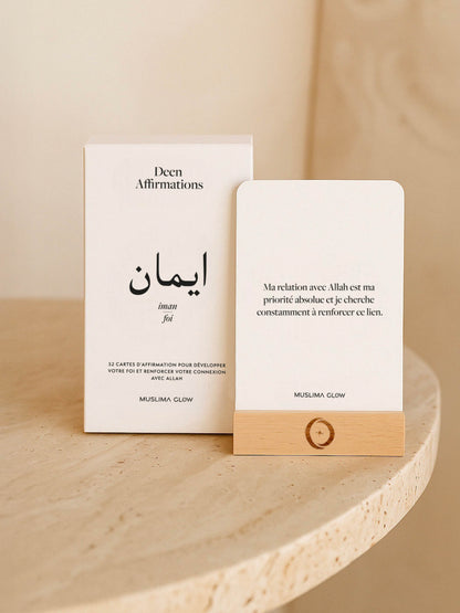Deen Affirmations Thème Iman/Foi - 52 cartes d&