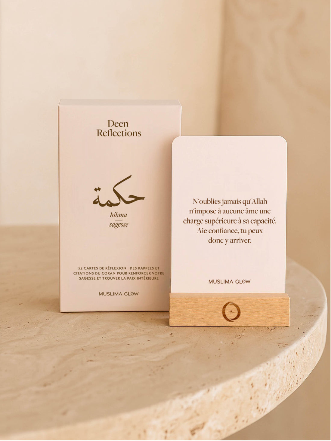 Deen Reflections - 52 cartes de rappels et versets du Coran