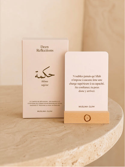 Deen Reflections - 52 cartes de rappels et versets du Coran