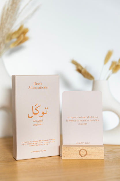 Deen Affirmations Thème Tawakkul/Confiance - 52 cartes d&